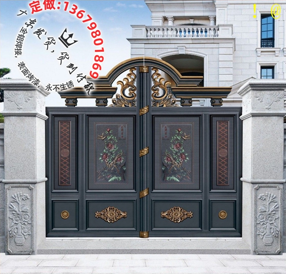 门业图片-防盗门庭院大门双开大门ASD34图片